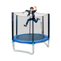 Centro de Saltos Infantil para Hogar Resistente con Red de Seguridad Familiar Y+Papel Regalo